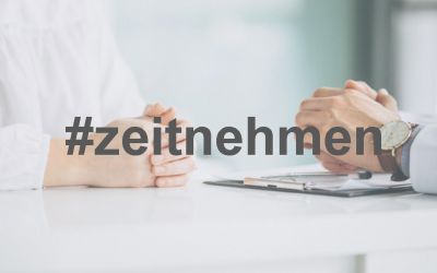 Ich nehme mir Zeit.